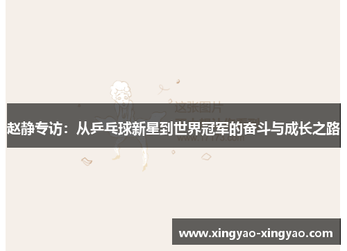 赵静专访：从乒乓球新星到世界冠军的奋斗与成长之路